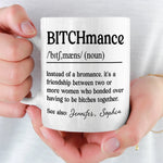 Custom Name Funny Bitch Dictionary Gifts for Women - Personalized Mugs