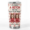 Custom Tumbler - Personalized Best Friend Christmas Birthday Gifts For Women, Besties, Sisters, BFF - Life Upgraded With My Besties