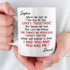 Custom Mug - Personalized Anniversary Christmas Wedding Gifts For Husband And Wife, Him And Her - My Forever Person