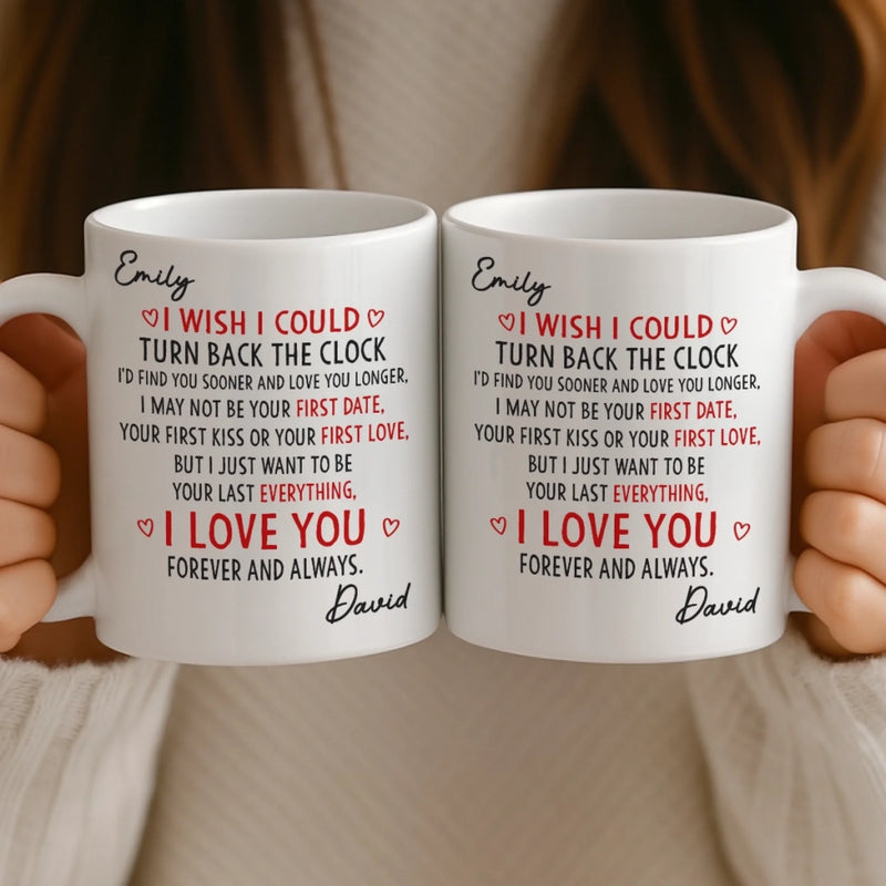 Custom Mug - Personalized Anniversary Christmas Wedding Gifts For Husband And Wife, Him And Her - Everything Led To You