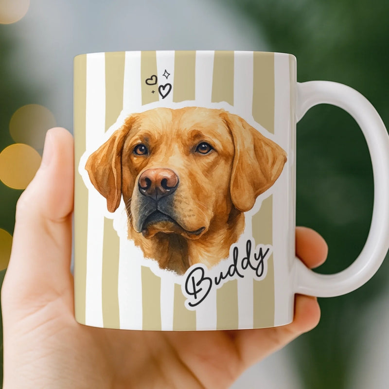 Custom Photo Mug - Personalized Birthday Gifts For Dog Cat Lovers, Dog Dad And Mom, Cat Owners - Home Feels Warmer With You