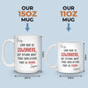 Custom Mug - Personalized Birthday Gifts For Coworker, Work Bestie - Work Made Us Coworkers