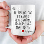 Custom Name Funny Snoring Couple Gifts - Personalized Mugs