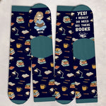 Custom Kid Crew Socks - Personalized Bookish Gifts For Book Lovers, Bookworms, Readers - Need All These Books