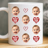 Custom Photo Mug - Personalized Birthday Gifts For Mom, Dad, Brother, Sister, Kids - My Heart Walks With You Always