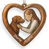 Custom Wood Ornament - Personalized Christmas Birthday Gifts For Dog Lovers, Dog Dad And Mom - Paws Fill My World