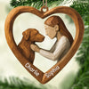 Custom Wood Ornament - Personalized Christmas Birthday Gifts For Dog Lovers, Dog Dad And Mom - Paws Fill My World
