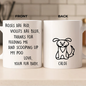 Custom Mug - Personalized Christmas Birthday Gifts For Dog Lovers, Dog Dad And Mom - Pet Hair, Don’t Care