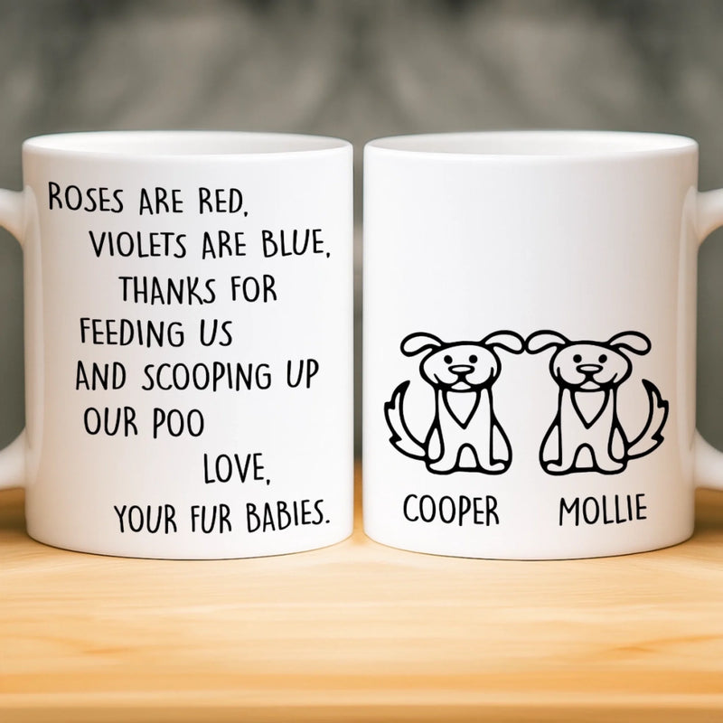 Custom Mug - Personalized Christmas Birthday Gifts For Dog Lovers, Dog Dad And Mom - Pet Hair, Don’t Care
