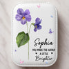 Custom Jewelry Box LED Makeup - Personalized Birthday Gifts For Besties, Sisters, BFF, Family, Yourself - You Are Enough Every Day