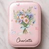 Flowers Grow, And So Will You - Family Personalized Custom Jewelry Box LED Makeup - Gift For Yourself, Best Friends, Siblings, Family Members