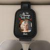 Custom Photo Leather Car Visor - Personalized Memorial Sympathy Gifts For Loss Of Mom, Dad - Always With You