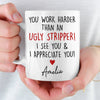 Custom Mug - Personalized Birthday Gifts For Coworker, Work Bestie - Chaotic But Productive