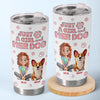 Custom Tumbler - Personalized Birthday Gifts For Dog Lovers, Dog Dad And Mom - My Emotional Support Furball