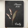 Custom Leather Writing Journal - Personalized Birthday Gifts For Besties, Sisters, BFF, Family, Yourself - Building My Tomorrow With Intention