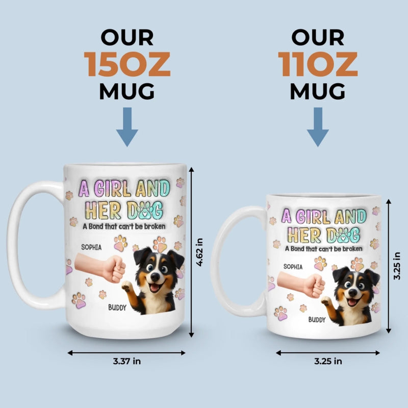 Custom Mug - Personalized Birthday Gifts For Dog Lovers, Dog Dad And Mom - Home Is Fur Covered