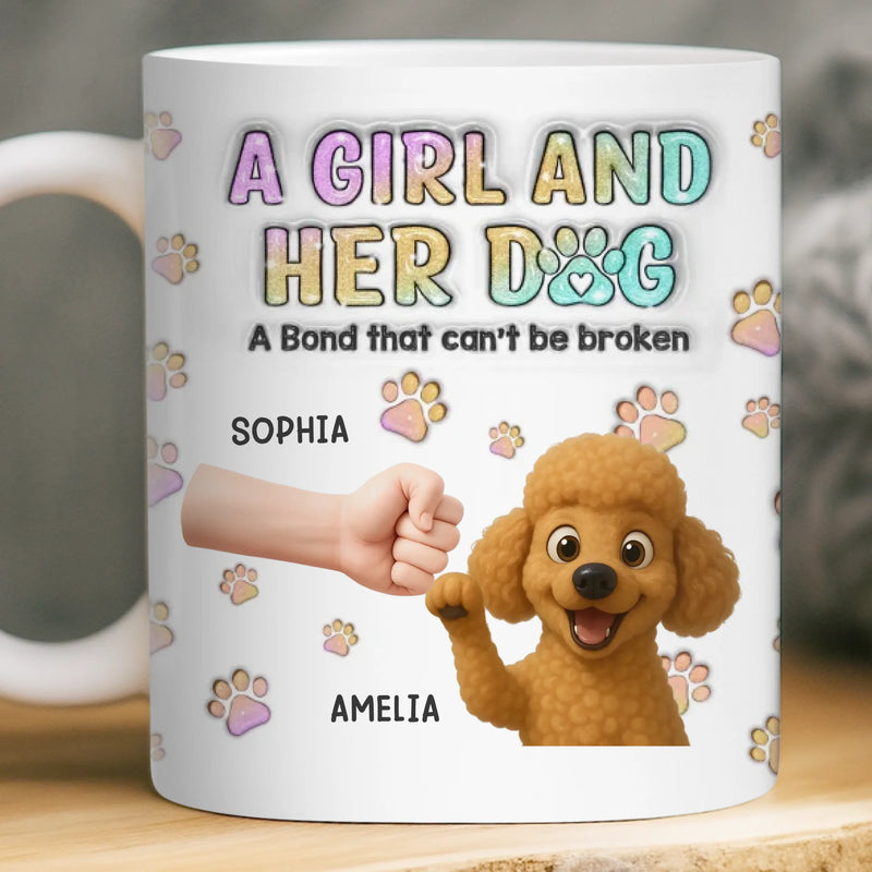 Custom Mug - Personalized Birthday Gifts For Dog Lovers, Dog Dad And Mom - Home Is Fur Covered