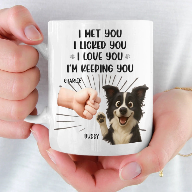 Custom Mug - Personalized Birthday Gifts For Dog Cat Lovers, Dog Dad And Mom, Cat Owners - My Pets Think I’m Cool
