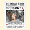 Custom Photo Cardinal Blanket - Personalized Memorial Sympathy Gifts For Loss Of Mom, Dad - Keeping Your Light With Me