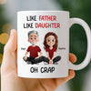 Custom Mug - Personalized Birthday Gifts For Mom, Dad, Daughter, Son - Love Holds Our Family Close