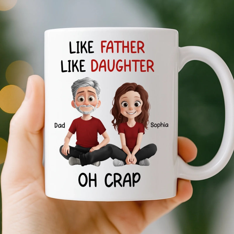 Custom Mug - Personalized Birthday Gifts For Mom, Dad, Daughter, Son - Love Holds Our Family Close