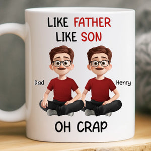 Custom Mug - Personalized Birthday Gifts For Mom, Dad, Daughter, Son - Love Holds Our Family Close