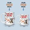 Custom Mug - Personalized Birthday Gifts For Dog Lovers, Dog Dad And Mom - I Work For Dog Treats