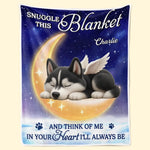 Custom Blanket - Personalized Pet Christmas Memorial Sympathy Gifts For Dogs, Cats - Your Pawprints Stay With Me