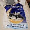 Custom Blanket - Personalized Pet Christmas Memorial Sympathy Gifts For Dogs, Cats - Your Pawprints Stay With Me