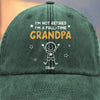 Custom Vintage Washed Denim Baseball Cap - Personalized Birthday Gifts For Dad, Grandpa - Your Love Leads Our Journey
