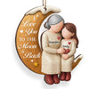 Custom Wood Ornament - Personalized Christmas Birthday Gifts For Grandma - A Heart Shaped By You