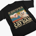 Custom Funny Sexy Cat Dad Gifts for Men - Personalized Apparel