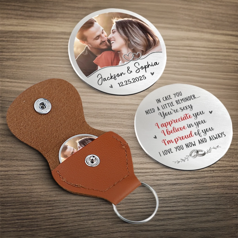 Custom Photo Pocket Hug - Personalized Anniversary Wedding Gifts For Husband And Wife, Him And Her - You Are My Forever Home
