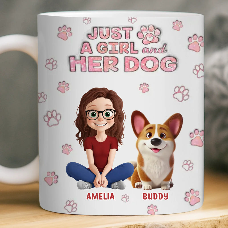 Custom Mug - Personalized Birthday Gifts For Dog Lovers, Dog Dad And Mom - Dog Love Hits Different