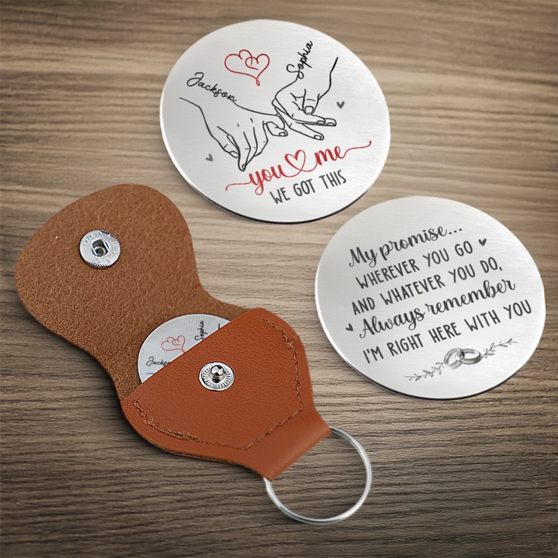 Custom Pocket Hug - Personalized Anniversary Wedding Gifts For Husband And Wife, Him And Her - I Choose You Every Day