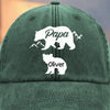 Custom Vintage Washed Denim Baseball Cap - Personalized Birthday Gifts For Dad, Grandpa - Cherishing Moments By Your Side
