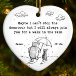Custom Ceramic Ornament - Personalized Best Friend Christmas Birthday Gifts For Women, Besties, Sisters, BFF - A Friend Like You