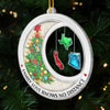 Custom Long Distance Acrylic Ornament - Personalized Christmas Birthday Gifts For Mom, Dad, Brother, Sister, Kids - A Constellation Of Home