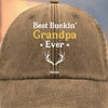Custom Vintage Washed Denim Baseball Cap - Personalized Birthday Gifts For Dad, Grandpa - Memories Grow Bigger With You
