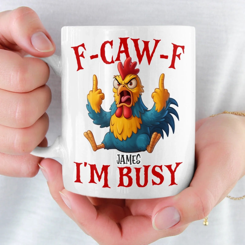 Custom Mug - Personalized Funny Gifts For Best Friends, Family, Coworker, Work Bestie - Welcome To My Rage Bird Era
