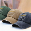 Custom Vintage Washed Denim Baseball Cap - Personalized Birthday Gifts For Dad, Grandpa - Memories Grow Bigger With You
