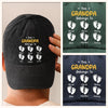 Custom Vintage Washed Denim Baseball Cap - Personalized Birthday Gifts For Dad, Grandpa - Learning Life Through Your Eyes