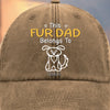 Custom Vintage Washed Denim Baseball Cap - Personalized Birthday Gifts For Dog Cat Lovers, Dog Dad And Mom, Cat Owners - Official Pup Parent