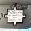 Custom Car Visor Clip - Personalized Christmas Memorial Sympathy Gifts For Loss Of Mom, Dad - Your Presence Is My Peace