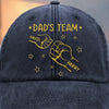 Custom Vintage Washed Denim Baseball Cap - Personalized Birthday Gifts For Dad, Grandpa - You Shape Our Little World
