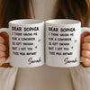 Custom Mug - Personalized Birthday Gifts For Coworker, Work Bestie - Your Effort Inspires Me
