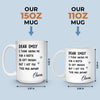 Custom Mug - Personalized Best Friend Birthday Gifts For Women, Besties, Sisters, BFF - You Are My Everyday Joy