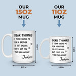 Custom Mug - Personalized Birthday Gifts For Brother, Sister - You Are Truly A Gift