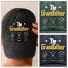 Custom Vintage Washed Denim Baseball Cap - Personalized Birthday Gifts For Dad, Grandpa - Childhood Feels Warmer With You