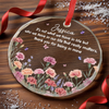 Custom Circle Glass Ornament - Personalized Best Friend Christmas Birthday Gifts For Women, Besties, Sisters, BFF - Bestie Season Is Every Season